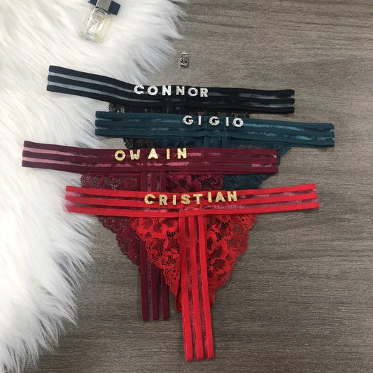 String met gouden letters – Luxe en opvallende personalisatie