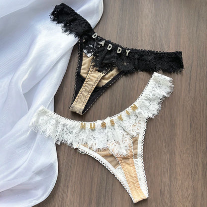 String met gouden letters – Luxe en opvallende personalisatie