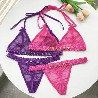 Naadloze string met naam – Perfecte pasvorm en onzichtbaar onder kleding