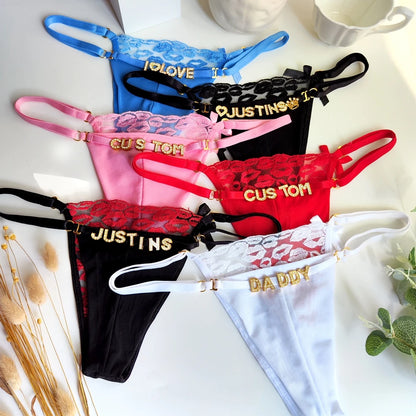 Gepersonaliseerde sexy string – Verfijnd en sensueel ondergoed