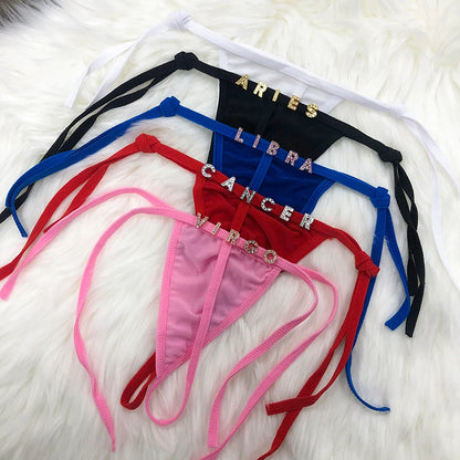 Sexy kanten string met naam – Sensueel en elegant