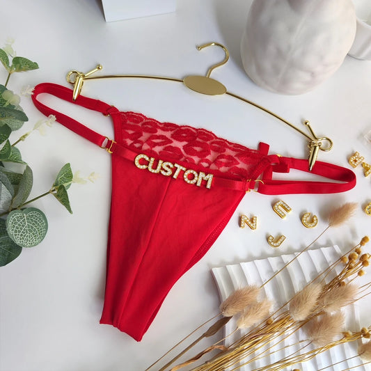 Comfortabele string met naam – Perfect voor dagelijks gebruik