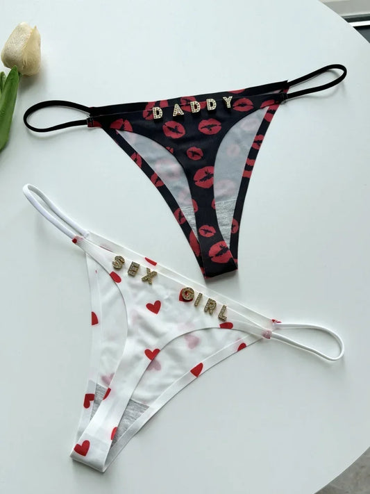 Gepersonaliseerde string set – Maak je lingerielade uniek