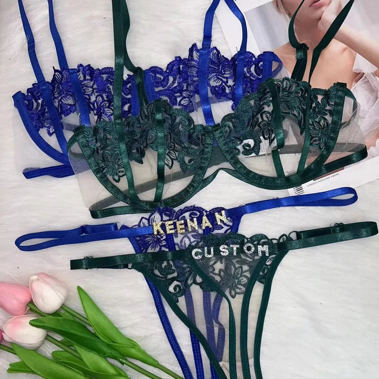 String met glitterprint – Luxe en opvallend design