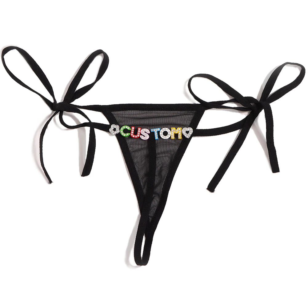 String met initialen – Luxe lingerie met een persoonlijke touch