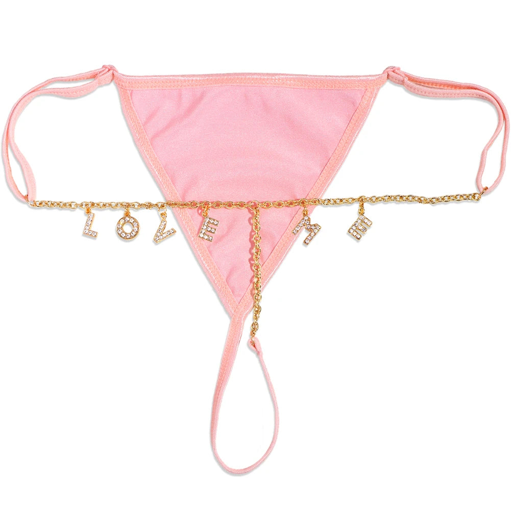 Gepersonaliseerde string – Lingerie met eigen tekst of naam