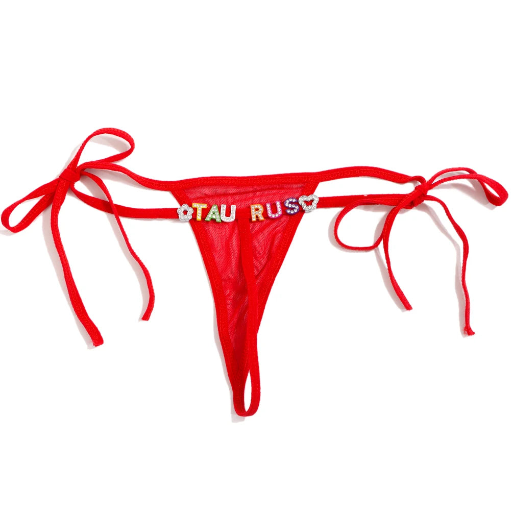 String met naam – Gepersonaliseerd ondergoed voor dames
