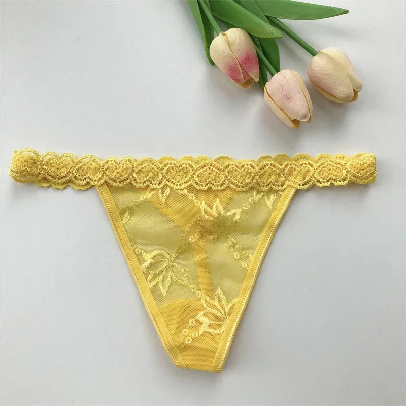 Comfortabele katoenen string met naam – Zacht en ademend