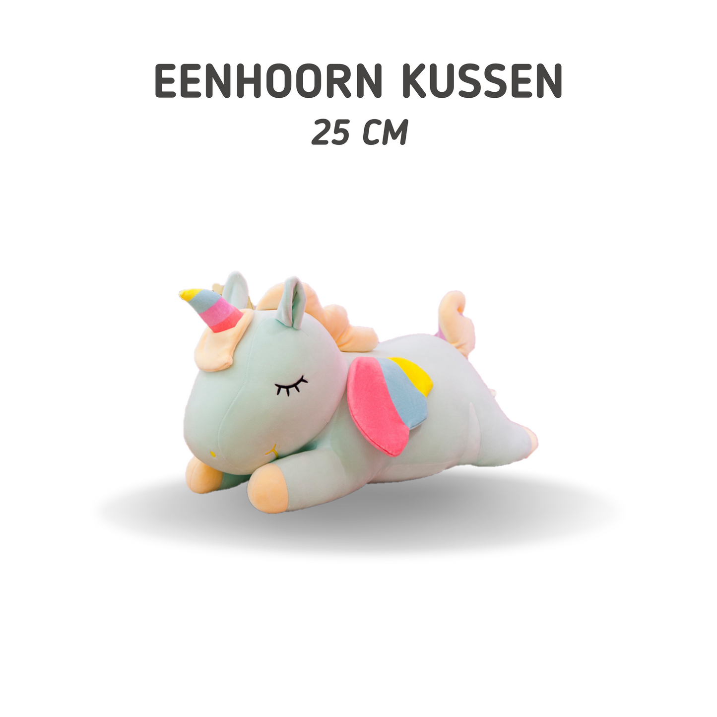 unicorn-knuffel-groen