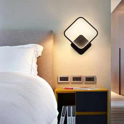 Wandlamp - Wandlamp Design - Wandlampen Landelijk - Zwart - Vierkant