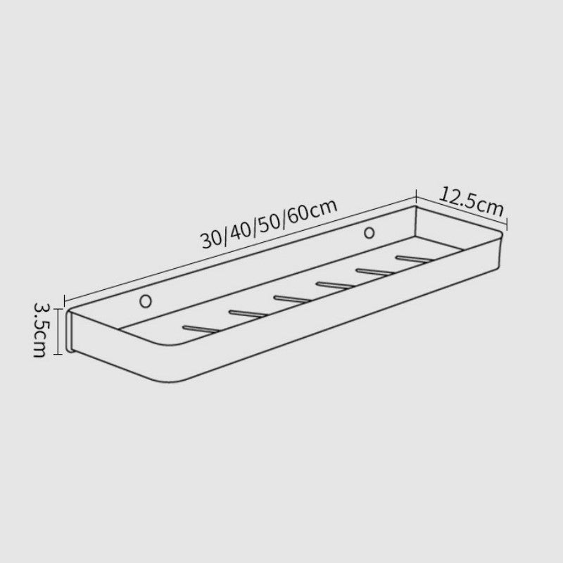 Doucheplank Douche Opbergrek Wit Doucheplankje Badkamer 40cm
