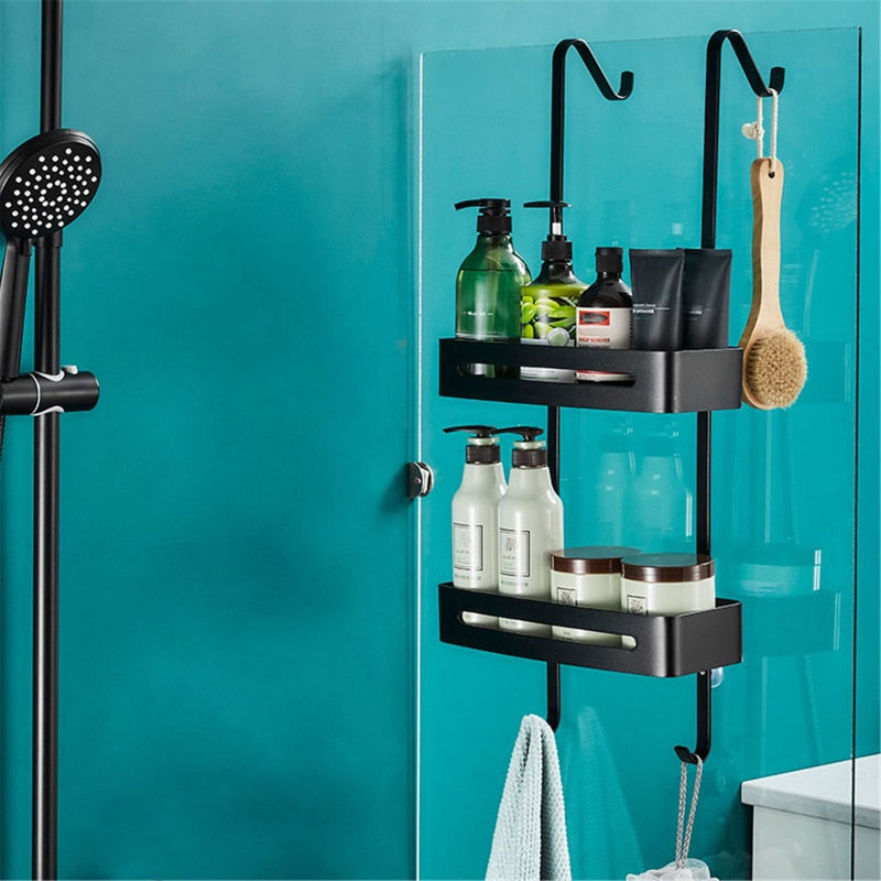Doucherek Hangend Zwart Badkamer accessoires LOEBERS