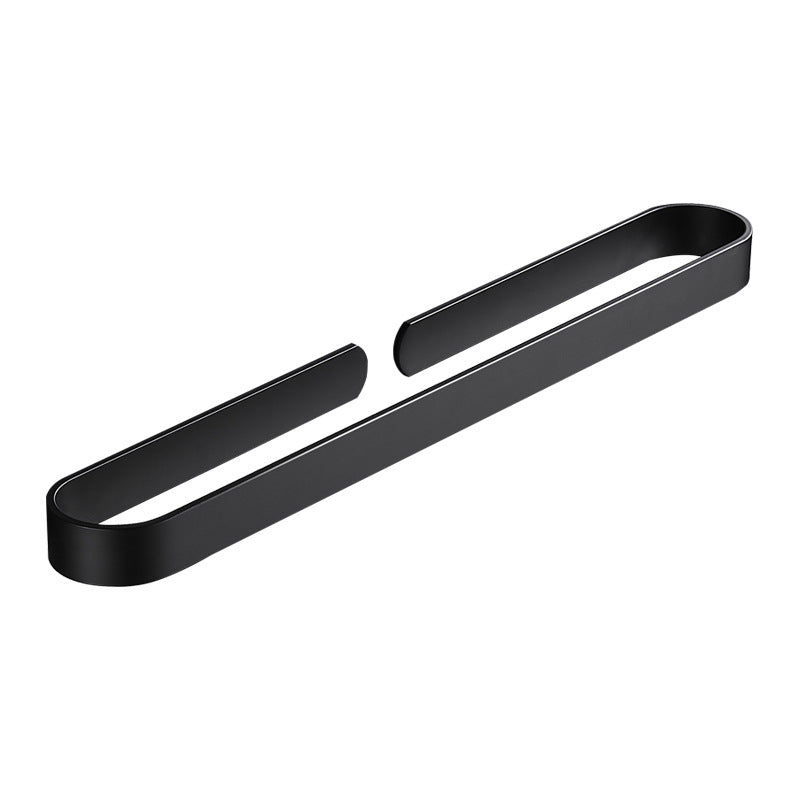MOLOO Handdoekrek Zwart Zelfklevend Handdoekhouder Handdoekstang 60cm Badkamer