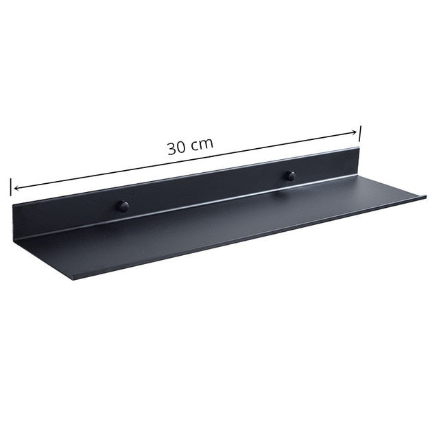 MOLOO Doucheplank Doucherek Zwart Badkamer Accessoires Doucheplankje 30cm