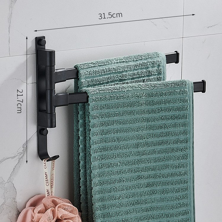 handdoekrek zwart