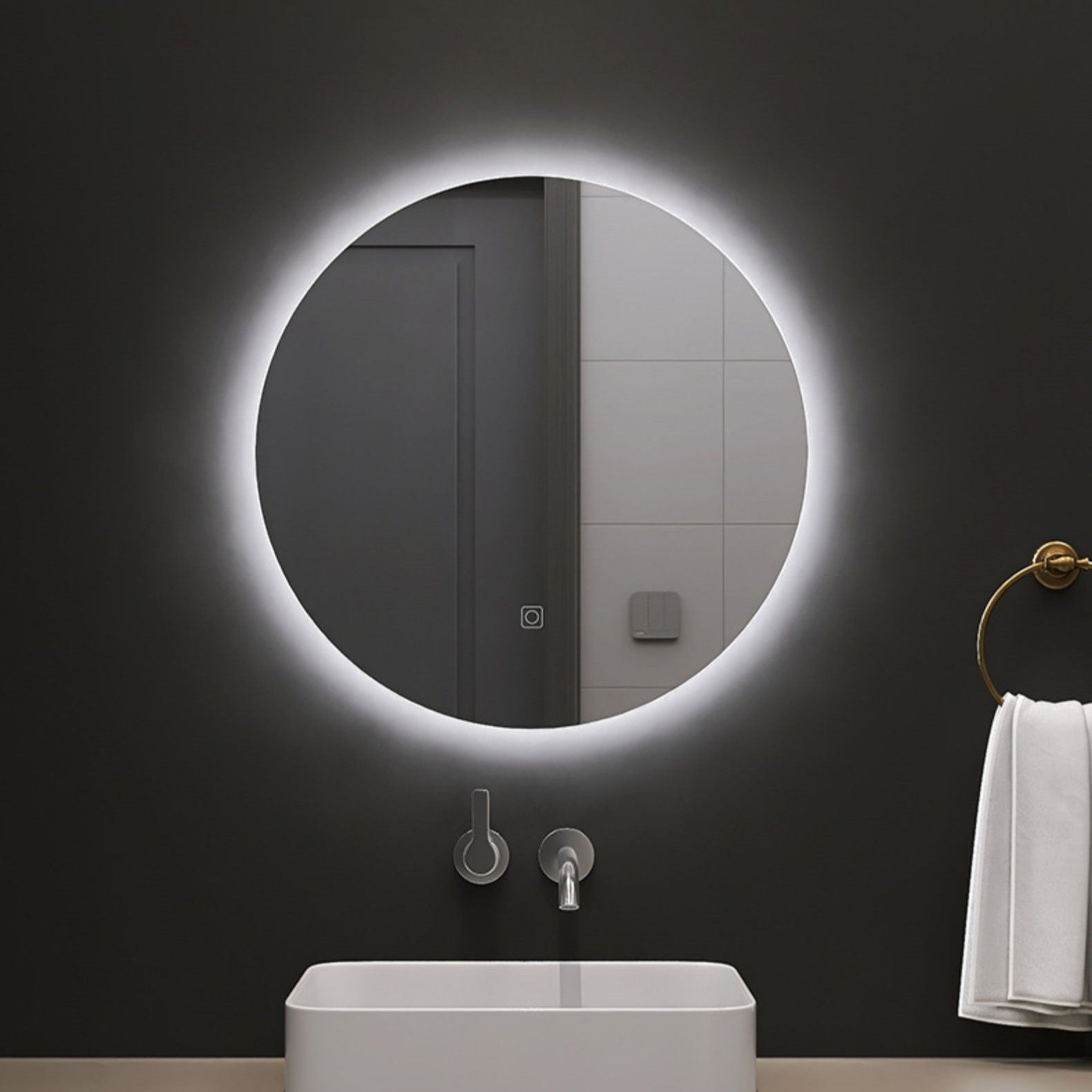 spiegel met led verlichting