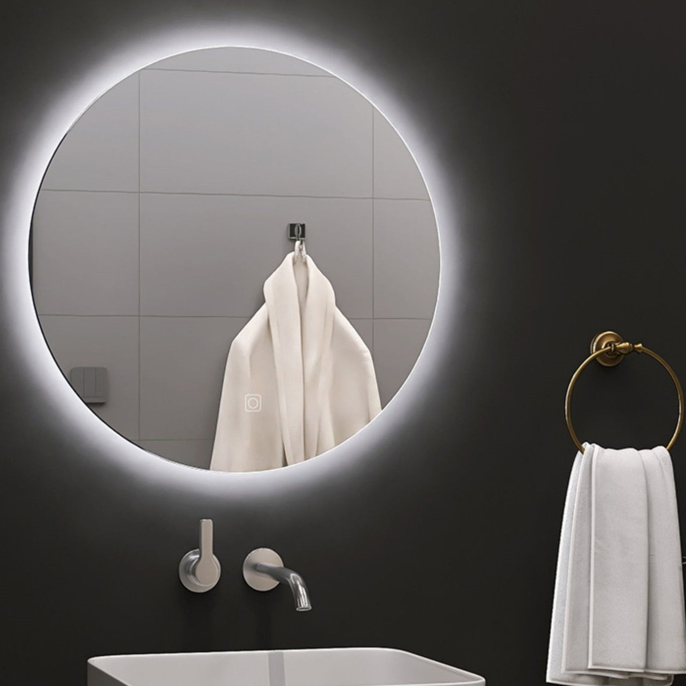 spiegel met led verlichting